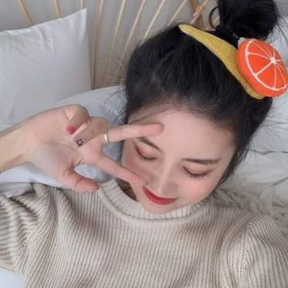 Kẹp tóc nhồi bông siêu to