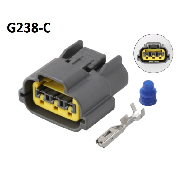 G238-Giắc cắm mopin 3 lỗ áp suất cao, cảm biến ga