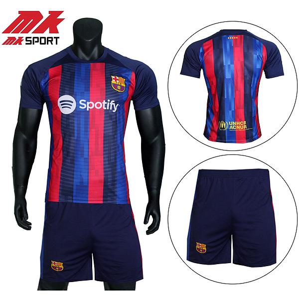 Bô quần áo đá banh BARCELONA 22/23 của MK - thun lạnh, không nhắn, xù ,thoáng mát - hàng phân phối chính hãng