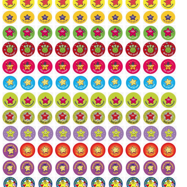 Sticker khen thưởng