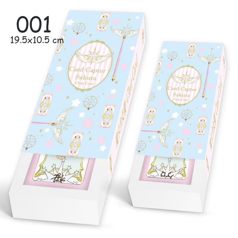 [Mẫu mới 2020] Hộp thẻ bài pháp thuật Clear Card Clow Cardcaptor Sakura Thủ lĩnh thẻ bài thẻ bài pha lê Tarot xinh xắn