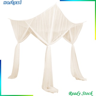 [4 Post Bed Canopy Net Valance Drape Lưới Đơn
