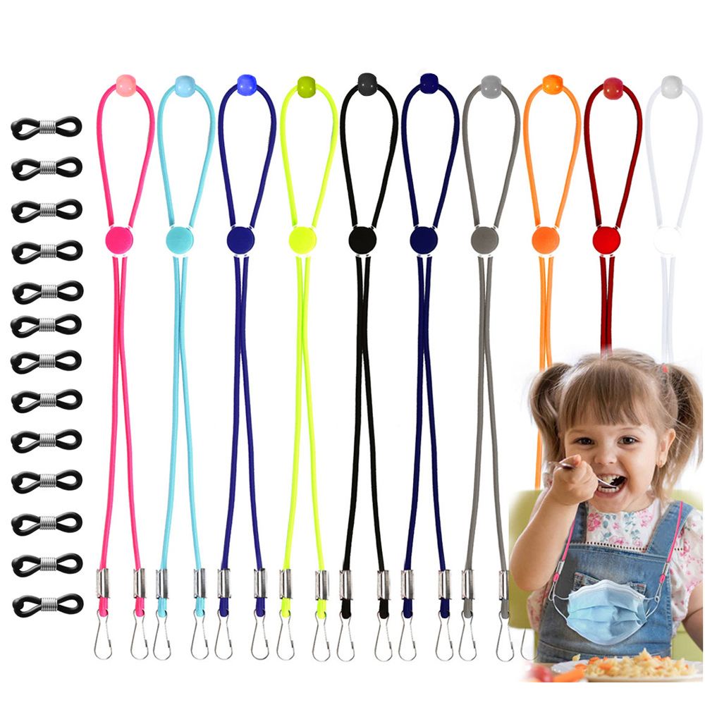 CLEVER The Mask Strap Is Adjustable In Length With A Comfortable Multi-colored Anti-lost Clip