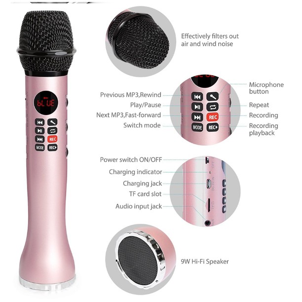 Mic karaoke Bluetooth L598
