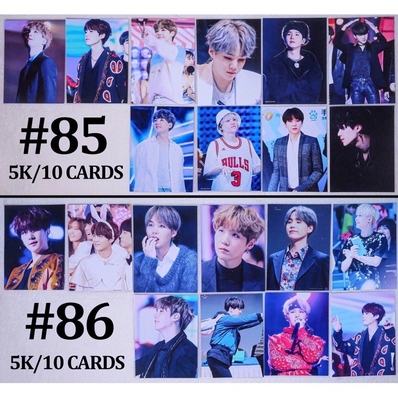 (Có sẵn) Sale set card  SUGA BTS giá rẻ 5