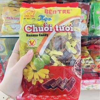 Kẹo chuối tươi Bến Tre - Túi 500g - Đặc sản Bến Tre