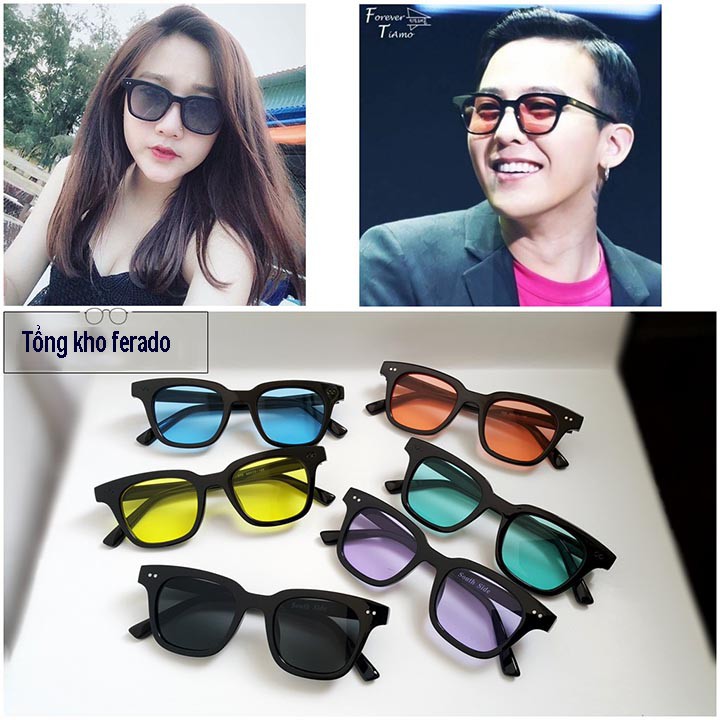 mắt kính nam nữ thời trang hàn quốc nhiều màu