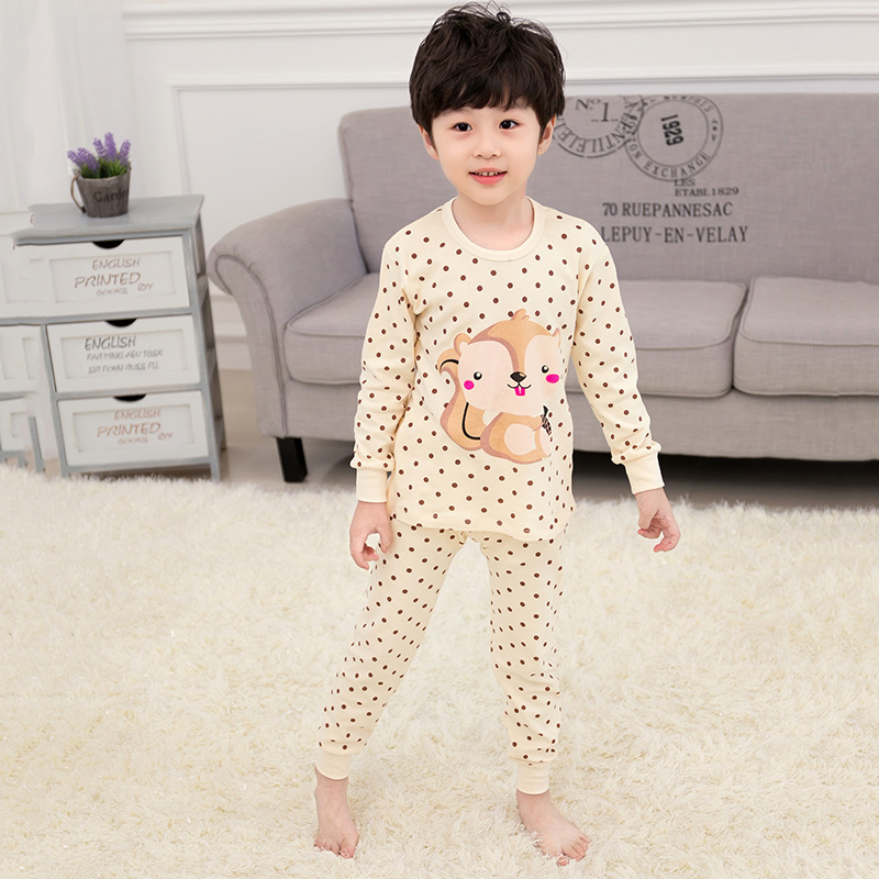 Bộ Đồ Ngủ Cotton 3 Món Họa Tiết Hoạt Hình Cho Bé