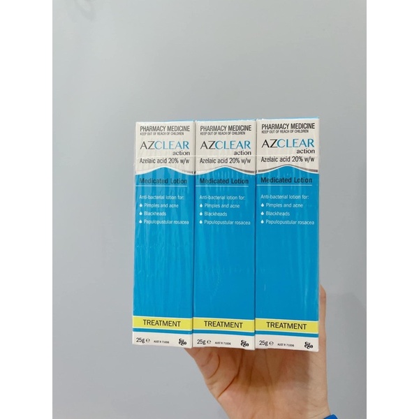 Kem bôi đa năng Azclear 20% Azelaic acid giảm mụn, mờ thâm