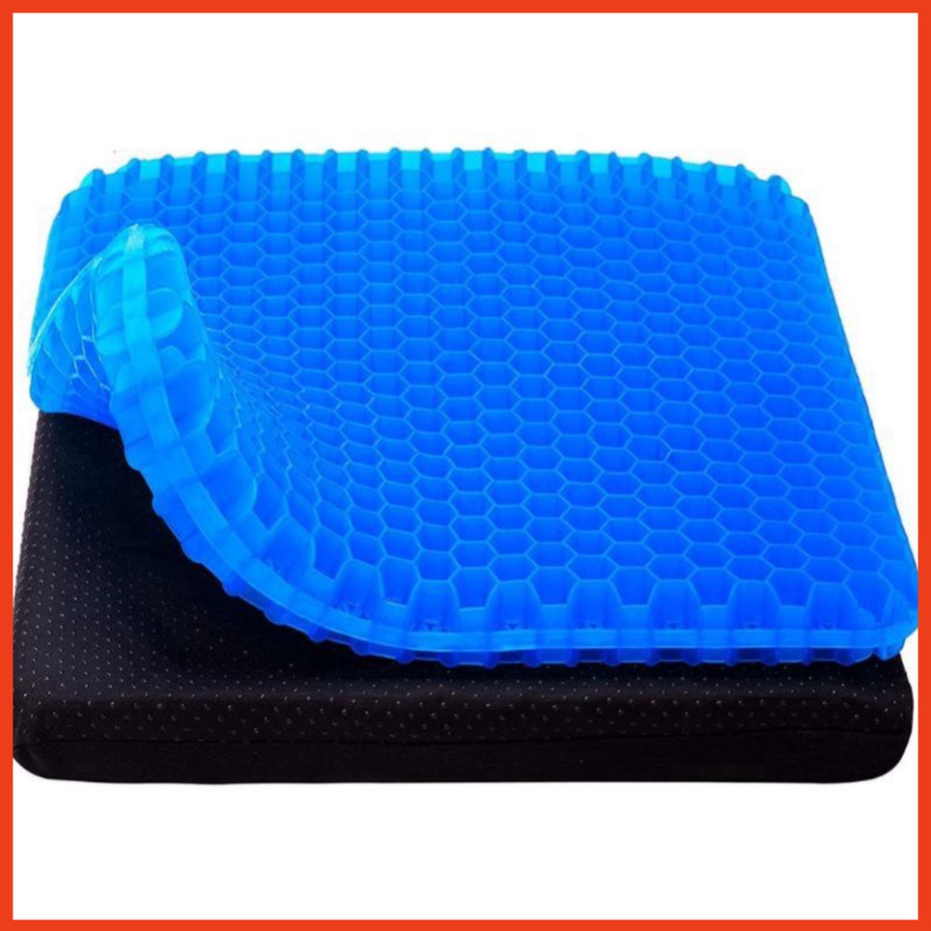 Đệm ngồi 2 lớp 3D thoáng khí MAGIC CUSHION - Nệm ngồi ghế văn phòng, ô tô [Hàng Tốt]