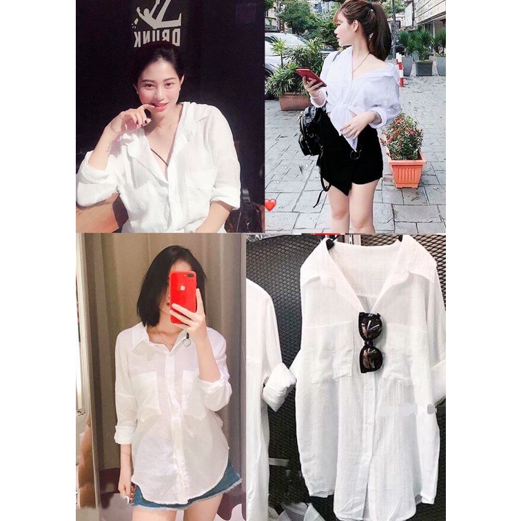 Áo sơ mi bigsize Kim Ngân 50 đến 90 kg