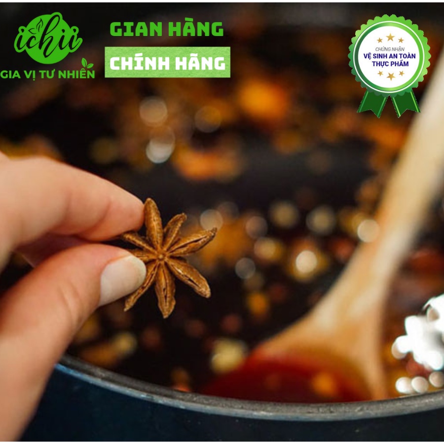 Bột hoa hồi tự nhiên ICHII , Bột hoa hồi nguyên chất gia vị nấu ăn gói 10g