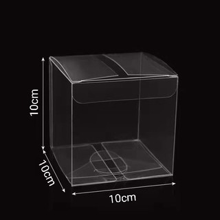 Hộp nhựa PVC trong suốt 10*10*10cm.