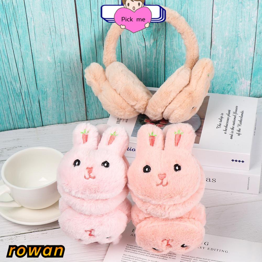 Đồ bịt tai giữ ấm hình thỏ hoạt hình mềm mại cho nam nữ