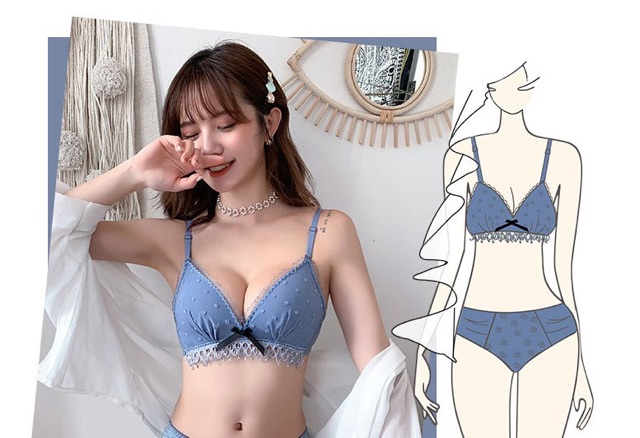 Áo lót, bộ áo lót không gọng cotton phủ ren cao cấp họa tiết hoa nhí sao băng siêu xinh (Luôn che tên sản phẩm) | BigBuy360 - bigbuy360.vn