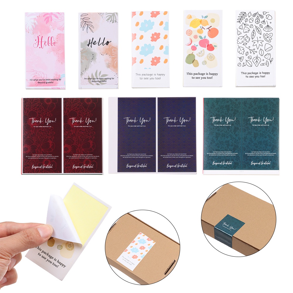 50 Miếng dán chữ thank you trang trí tiệc cưới