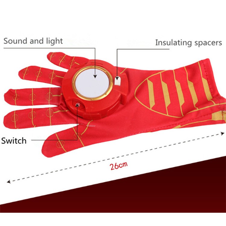 Mặt Nạ Hóa Trang Iron Man Có Đèn led 70x70cm Cho Bé Trai