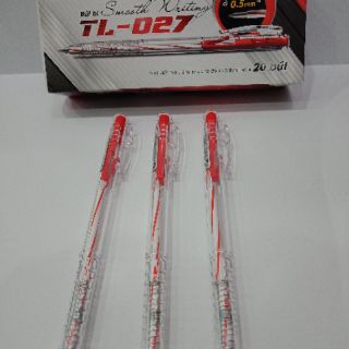 Bút bi TL 027 đỏ, đen, tím