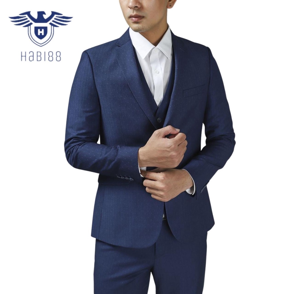 (SALE 55%) BỘ SUITS VEST ARISTINO Không Nhăn Siêu Sang Full Tag 5.4 Triệu ASU004W7