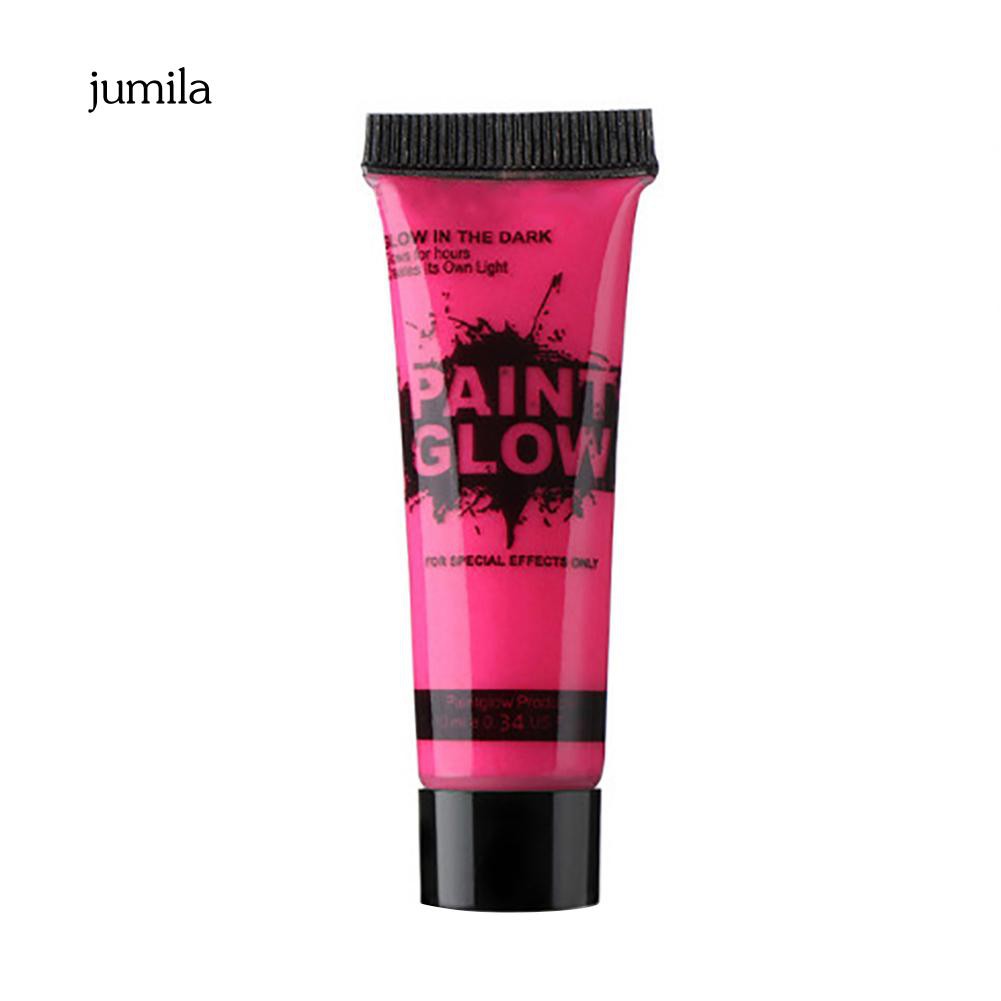 JULA 10ml Fluorescent Glow Club Pub Party Festival Makeup UV Neon Face &amp; Body Paint