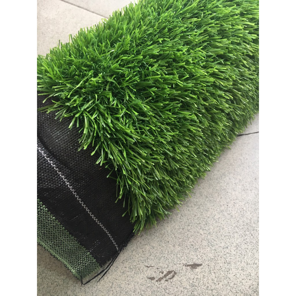 thảm cỏ nhân tạo cao cấp 2cm giá bán tính theo m2 khoe 2m