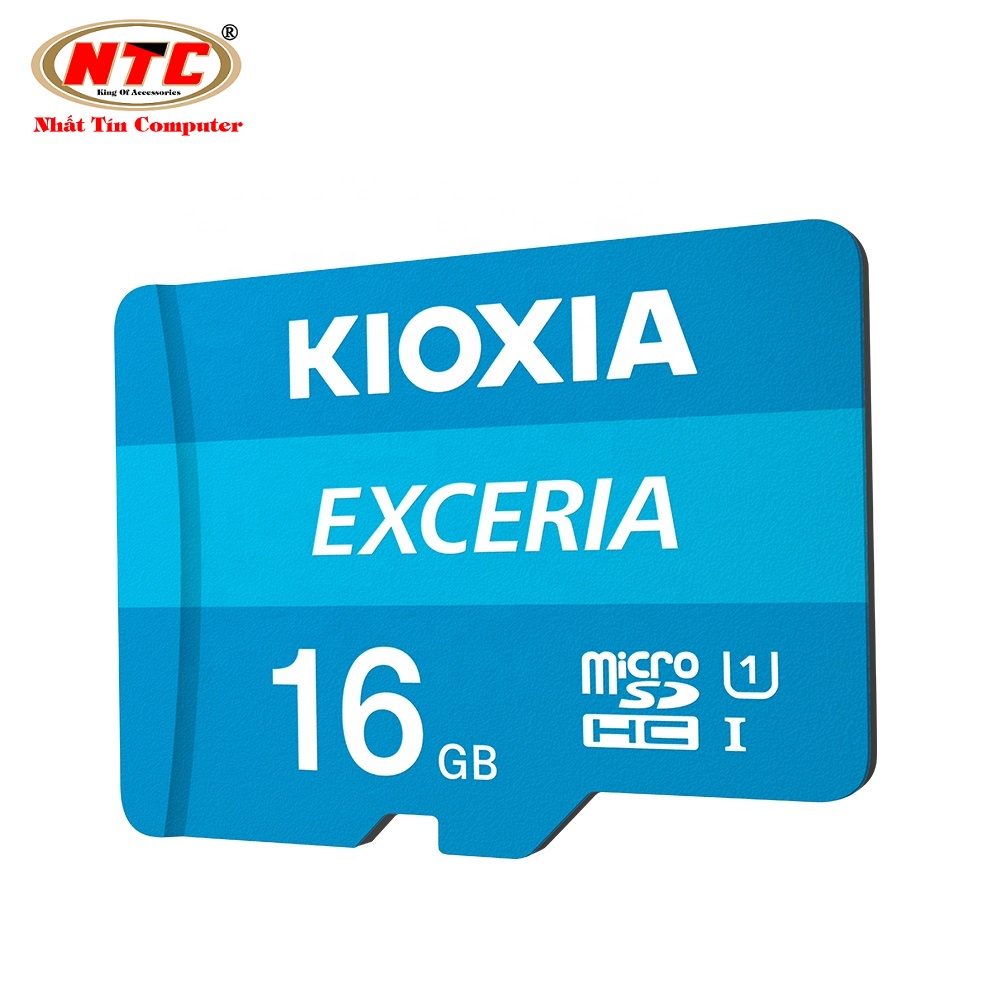 Thẻ nhớ MicroSDHC Kioxia Exceria 16GB UHS-I U1 100MB/s - Không Box (Xanh) - Nhất Tín Computer