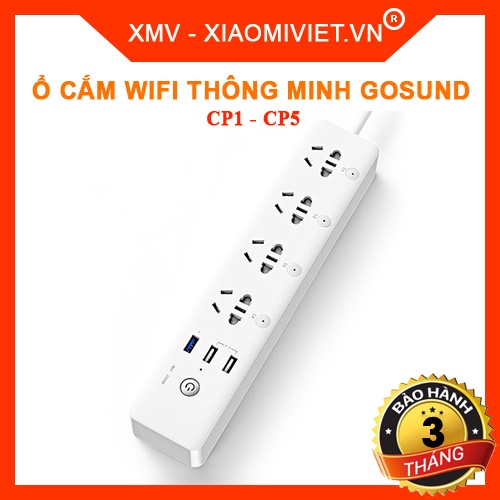 Ổ cắm Wifi thông minh Gosund CP1 / CP5 - Bảo hành 3 tháng