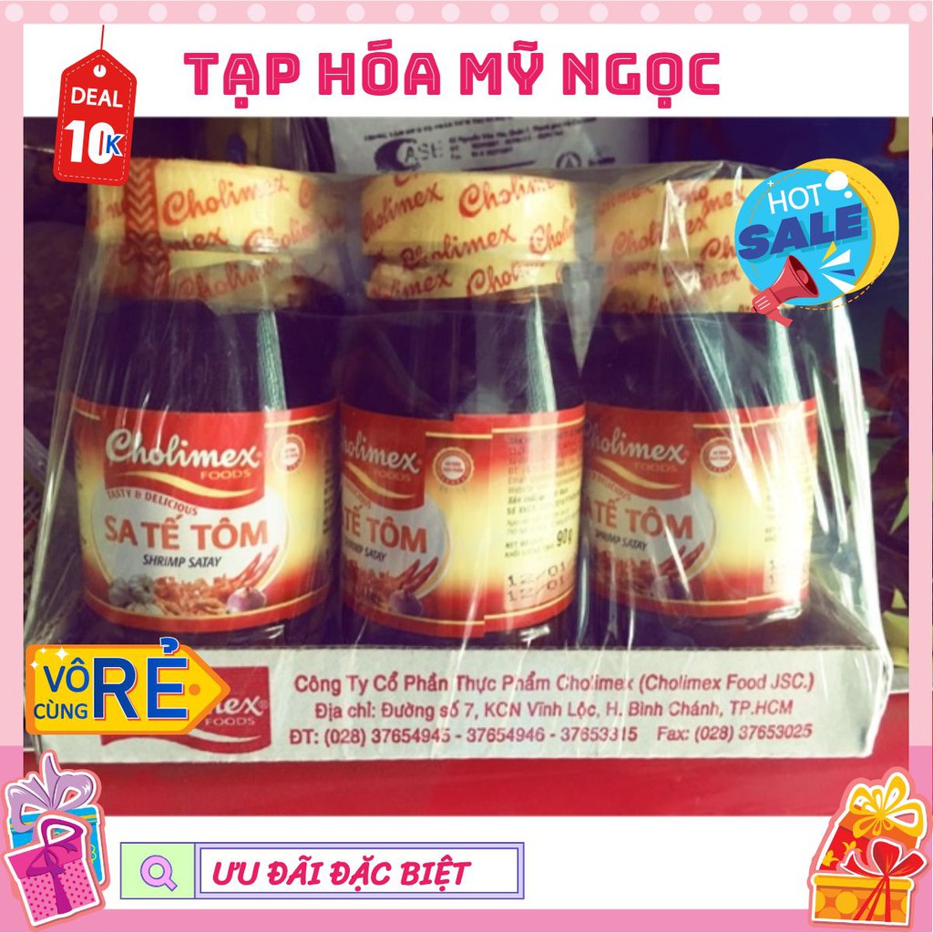 Sate tôm Cholimex hũ 100g
