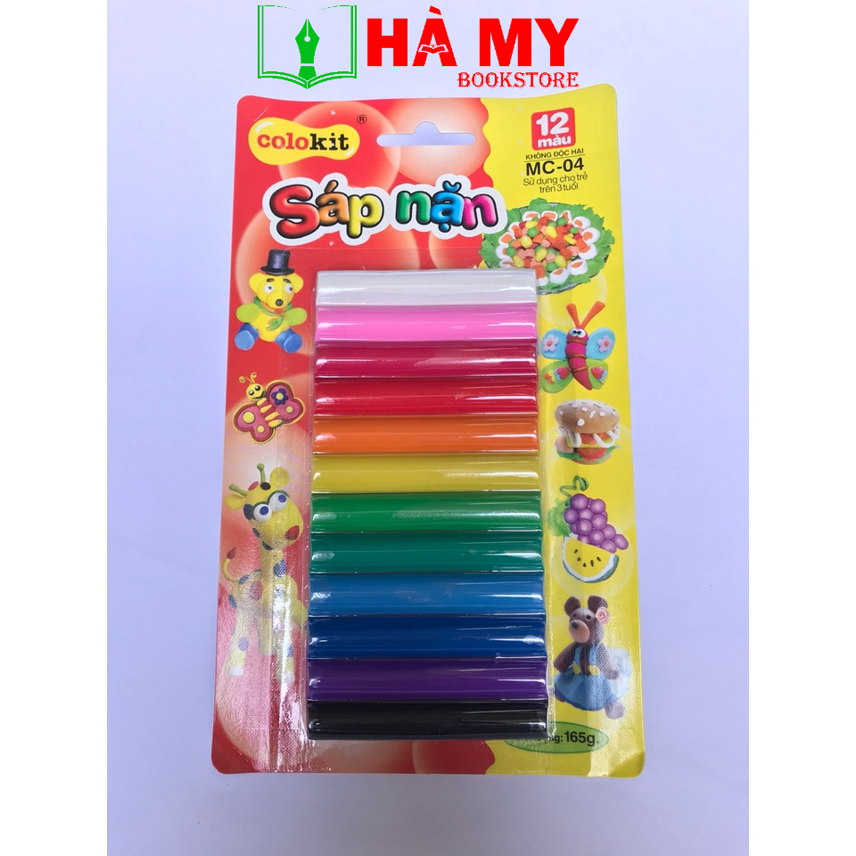 [Hỏa Tốc] Sáp nặn Thiên Long MC-03/04 - 8 màu và 12 màu - Sản phẩm chính hãng Thiên Long