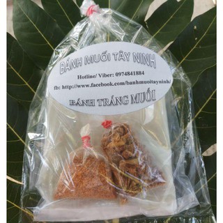 Combo 10 bịch Bánh tráng muối Tây Ninh - Muối tôm, tỏi phi TN