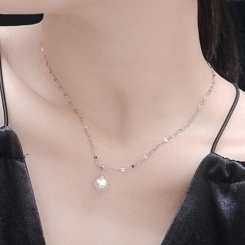 Dây Chuyền Dây Xoắn Titan Ko Đen TT 2893