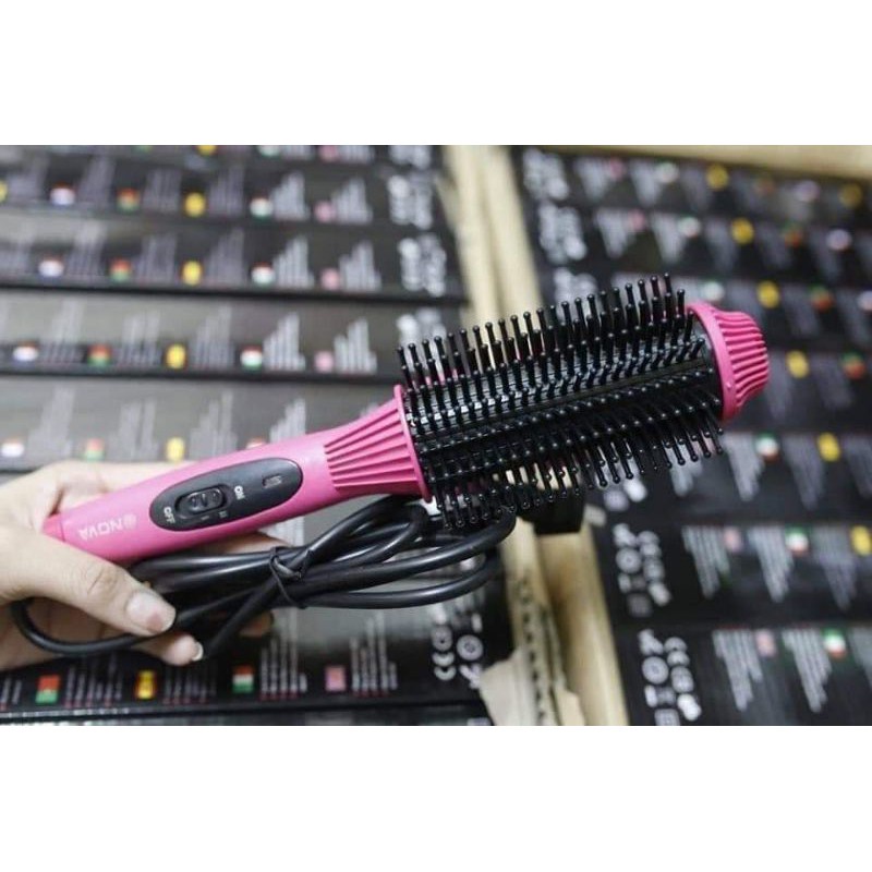 Lược uốn tóc xoăn Nova 8801 dụng cụ làm đẹp