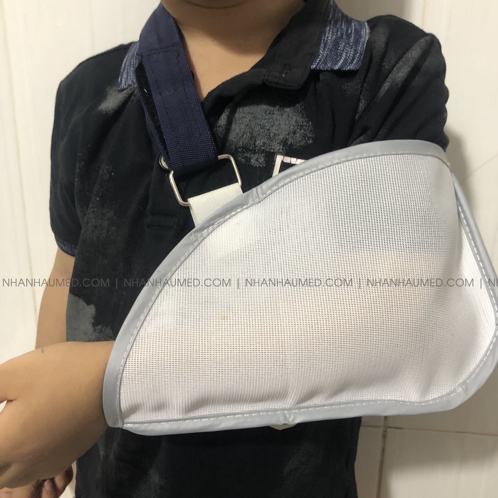 Túi Treo Tay Vải Size Nhỏ Cho Bé, Túi Treo Tay Lưới Thoáng Khí Hỗ Trợ Cố Định Tay Cho Bé