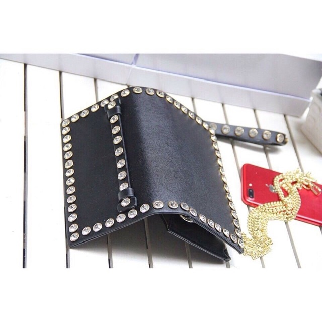 Ví Clutch Valentino Viền Đá