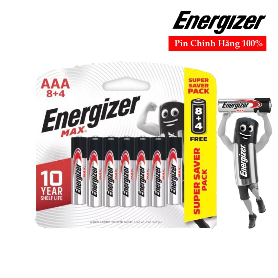 Pin Energizer Max AA / AAA Max siêu bền - Chính Hãng
