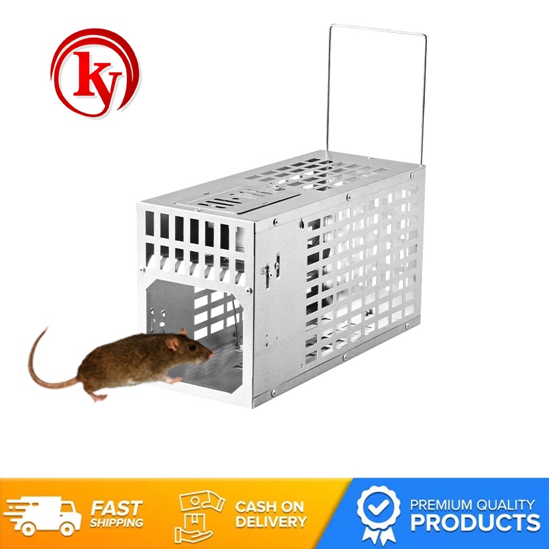 ⚡️Hàng lớn⚡️ Kuaibu một cửa cao đa bắt chuột mạnh mẽ bẫy chuột lồng chuột sống, có thể tái sử dụng