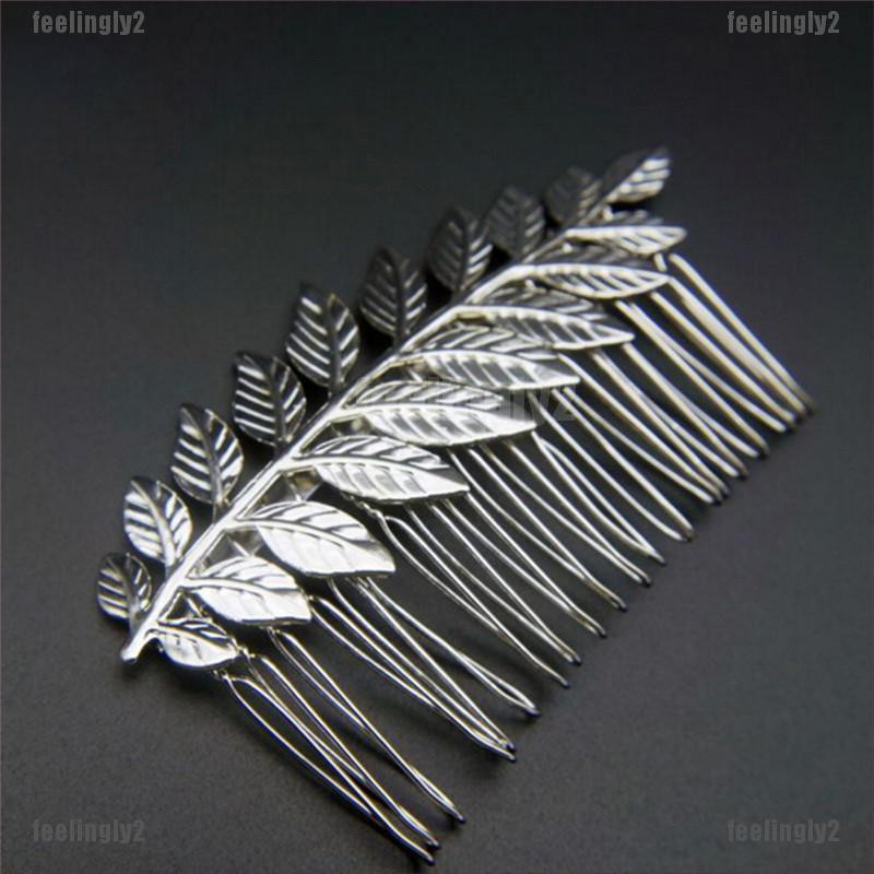 ❤Mặt Trời❤ Kẹp Tóc Hình Chiếc Lá Thanh Lịch Cho Nữ