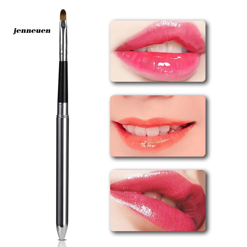 Cọ tô môi tay cầm nhôm có thể gấp gọn