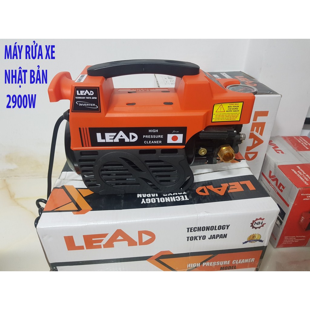 MÁY RỬA XE  2900W _NHẬP KHẨU  NHẬT BẢN- MỚI HƠN  MẠNH HƠN -LEAD