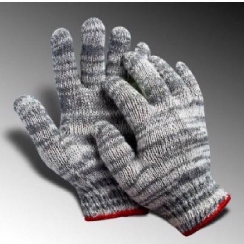 1 lố (12 đôi) Găng tay lao động phủ sơn / găng tay sợi / các loại găng tay lao động