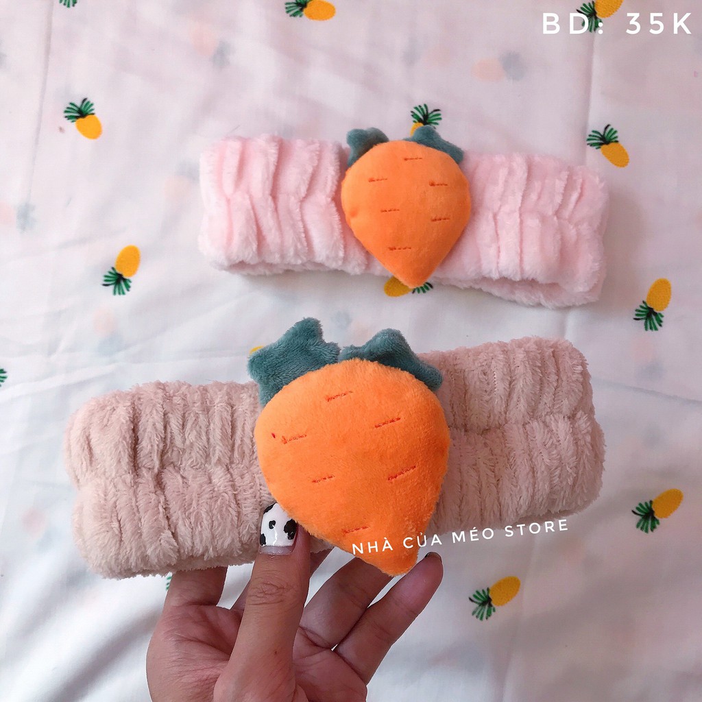 Băng đô nhung mềm mại thời trang hàn quốc  [NHÀ CỦA MÉO STORE]