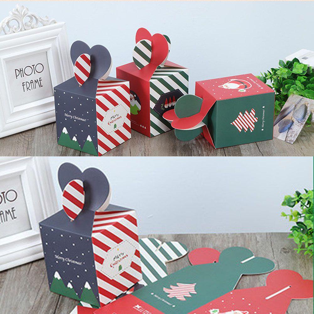 KUNHEV Set 5 / 10 Túi Giấy Đựng Quà Giáng Sinh Cho Trẻ Em Mẫu Mới