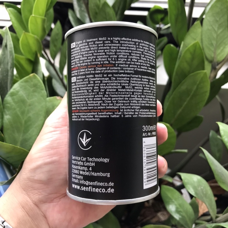 Phụ gia nhớt bảo vệ động cơ thêm thành phần MoS2 9910 Senfineco
