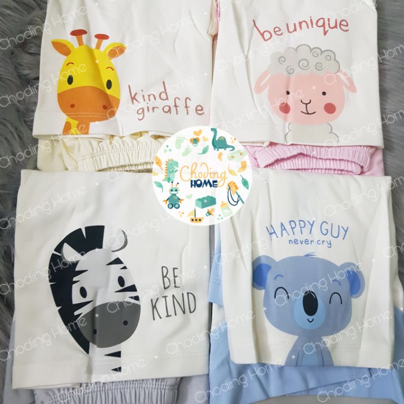 Bộ Cộc Tay Organic Cotton Mompa MP2 • 1Y 2Y 3Y 4Y • Choding Home