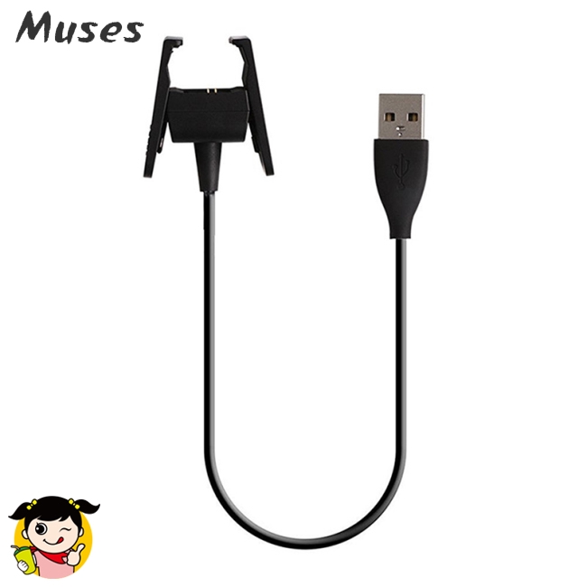 Muse07 Dây cáp sạc USB cho vòng tay thông minh Fitbit CHARGE 2