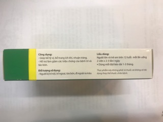 Hemonase - Nhuận tràng , Trĩ
