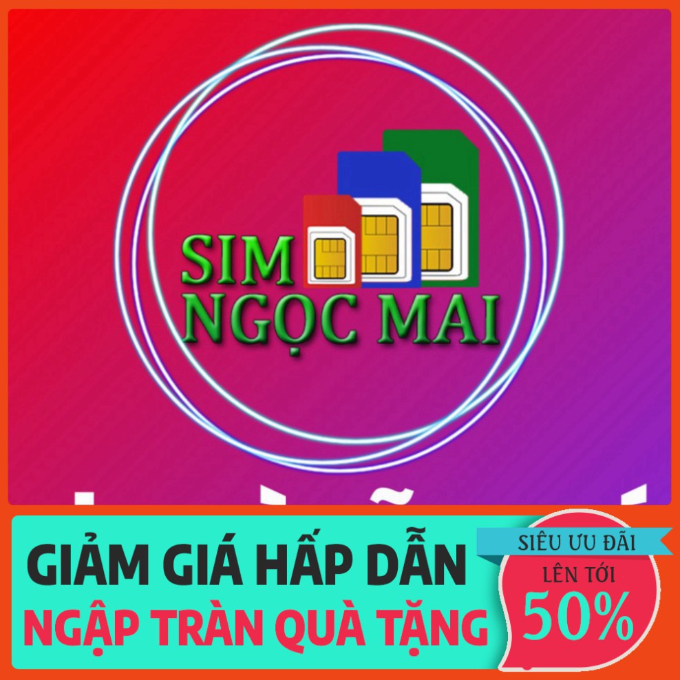 SĂN SÊU MÂY BÀ ƠI Sim 4G Vinaphone VD89P - D60G  Trọn Gói 1 Năm , Miễn Phí 4GB/NGÀY Data, nghe gọi thả ga- Sim Ngọc Mai 