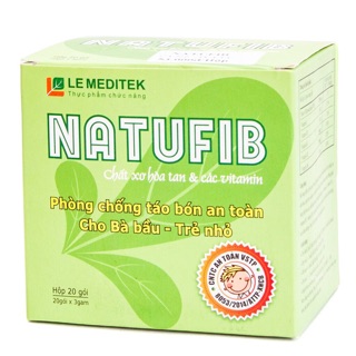 Chất xơ hoà tan NATUFIB giải trừ táo bón