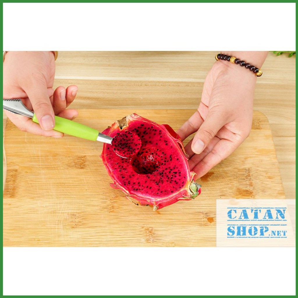 Dụng Cụ Gọt Tỉa Hoa Quả, trái cây 2 Đầu , Muỗng Múc Trái Cây, Muỗng Bingsu GD299-Muctraicay