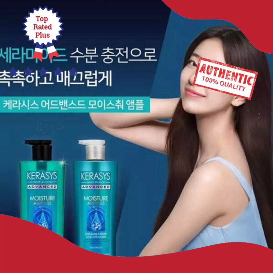 Dầu gội cho tóc khô xơ Kerasys 19KS Advanced Ampoule Shampoo Moisture 600ml